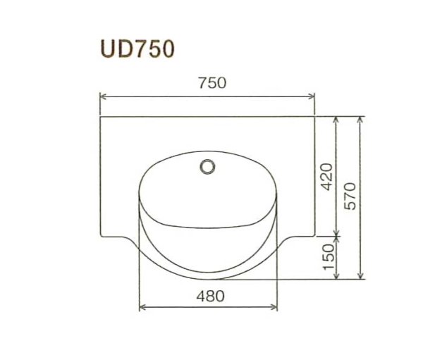 ud750寸法図