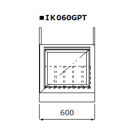 IK060GPTコンロキャビネット