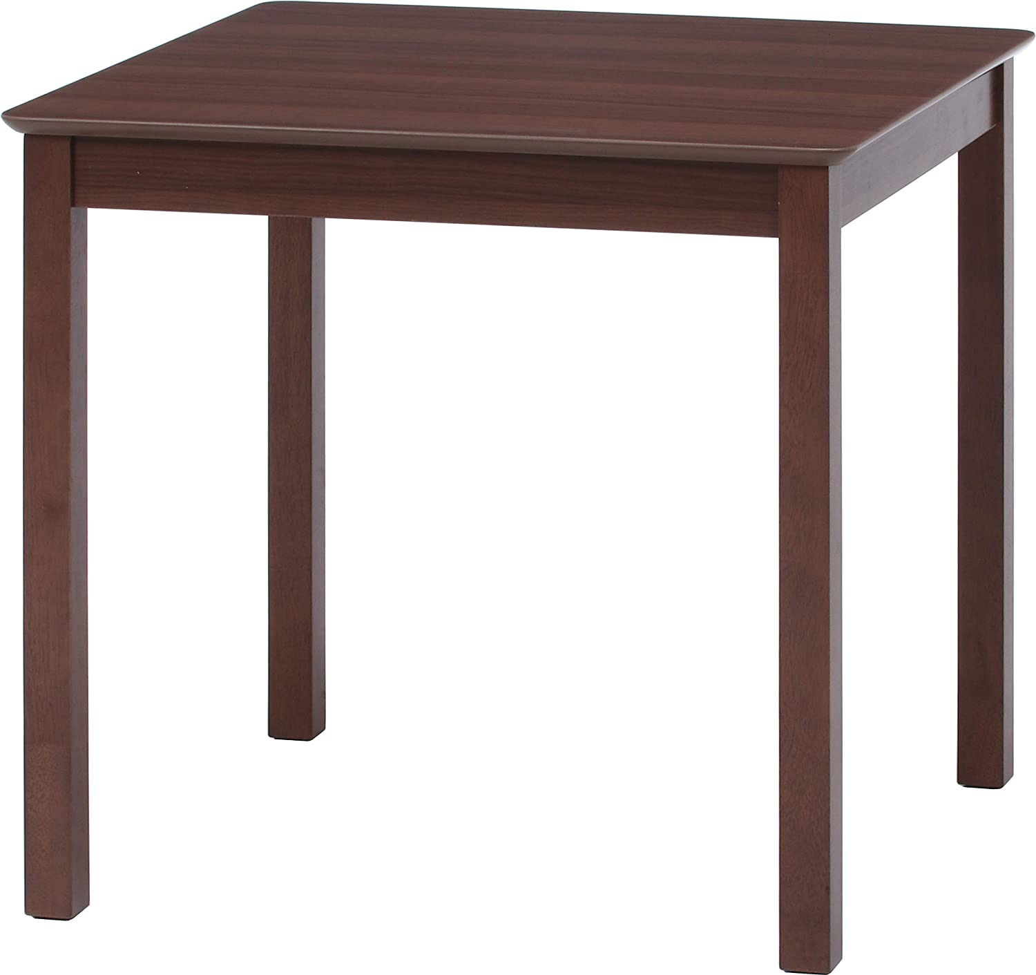 不二貿易 ダイニングテーブル 2人用 幅75cm ブラウン 天然木 簡単組立て モルト 98816 E:kitchen pro